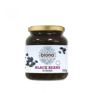 Image of Biona Black Beans in Glass Jar 350g