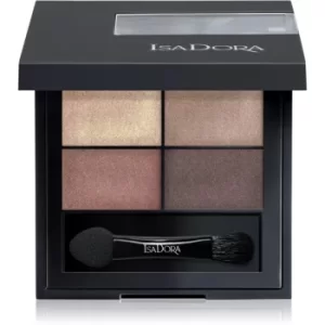 Image of IsaDora Eye Shadow Quartet Eyeshadow Palette Shade 10 Boho Browns 3,5 g