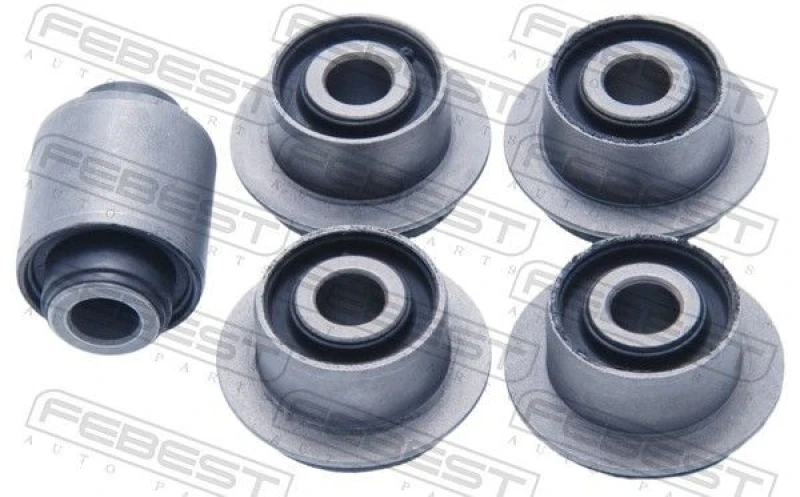 Image of Trailing arm / Suspension arm bush FEBEST SAB-B9R-KIT