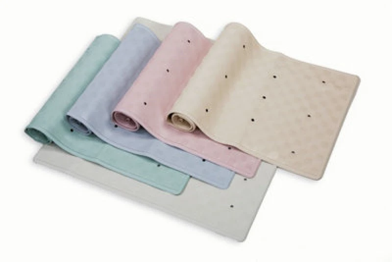 Image of Blue Canyon Rubber Shower Mat Pink 53 X 53Cm