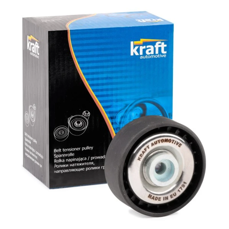 Image of KRAFT 1220825 Idler Pulley Deflection/Guide Pulley,v-ribbed belt (312)
