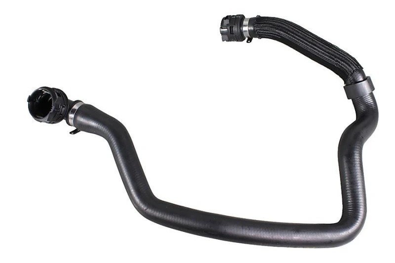 Image of METZGER 2422407 Radiator Hose EPDM (ethylene propylene diene Monomer (M-class) rubber), Lower Right, with quick couplers EPDM (ethylene propylene dien