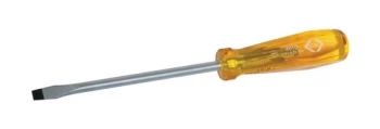 Image of T4810 10 Heavy Duty Classic Screwdriver Flared Tip Slotted 10 x 250mm - CK