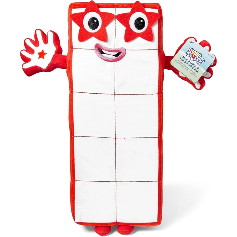 Image of Numberblocks Playful Pals Plush 10 1021987