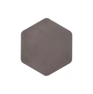 Image of Magnetic Base Wall Lamp, 12W LED 3000K 498lm, 20, 19cm Vertical Hexagonal Centre, Coffee, Acrylic Frosted Diffuser