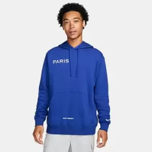 Image of Mens Nike Sportswear Paris Saint-Germain Club Fleece Pullover Hoodie