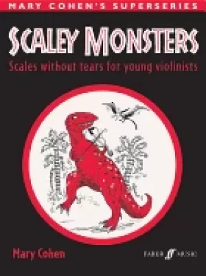 Image of scaley monsters for violin scales without tears for young violinists