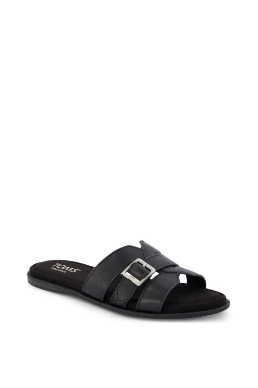 Image of TOMS Womens Sol Mule Sandal in Black Size: 7 Black Female 7