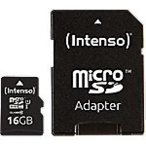 image of Intenso 16GB Micro SDHC Memory Card