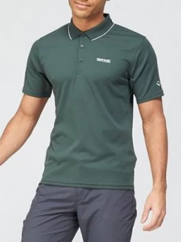 image of Regatta Maverik Polo - Green, Size S, Men