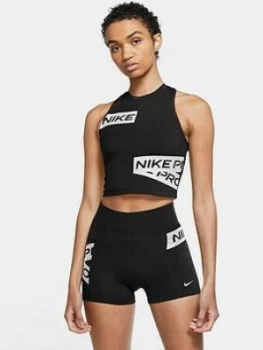 image of Nike Pro Training Trompe Crop Tank