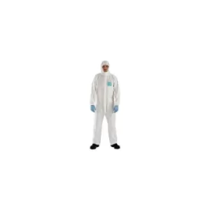 Image of Coverall with Hood White 3X Large