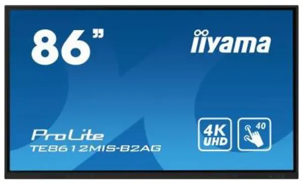 image of iiyama PROLITE 86 Interactive 4K Ultra HD Touchscreen