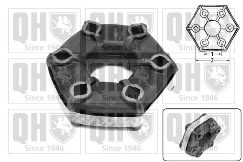 Image of QUINTON HAZELL Drive shaft coupler QUINTON HAZELL QL9500