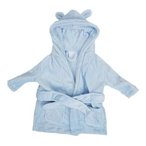 image of Bambino Baby's First Bathrobe - 3 to 6 Months - Blue