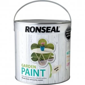 Image of Ronseal General Purpose Garden Paint White Ash 2.5l