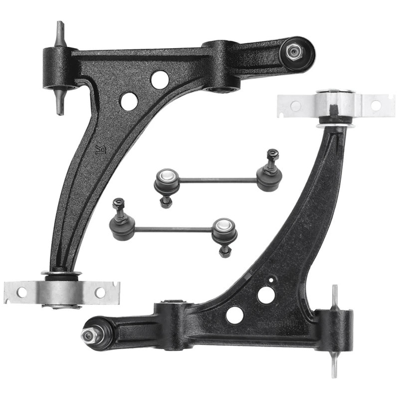 Image of RIDEX 2905L0059 Link Set, wheel suspension with coupling rod, Front Axle Left Link Set,wheel suspension (2905)