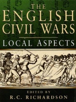 Image of The English Civil Wars by R. C Richardson Hardback