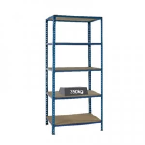 Image of Slingsby Medium Duty Bays Shelf Size 1200x600mm Blue 379626