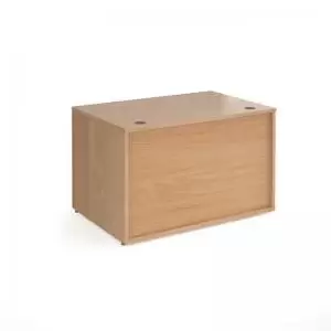 Image of Denver reception straight base unit 1200mm x 800mm - beech