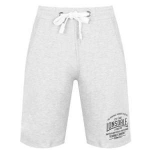 image of Lonsdale Box Lightweight Shorts Mens - Grey Marl