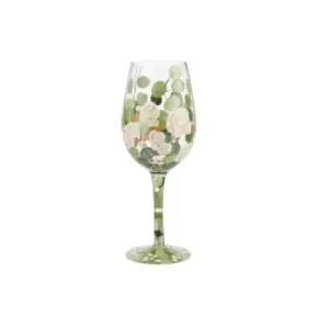 Bouquet in Bloom Wine Glass