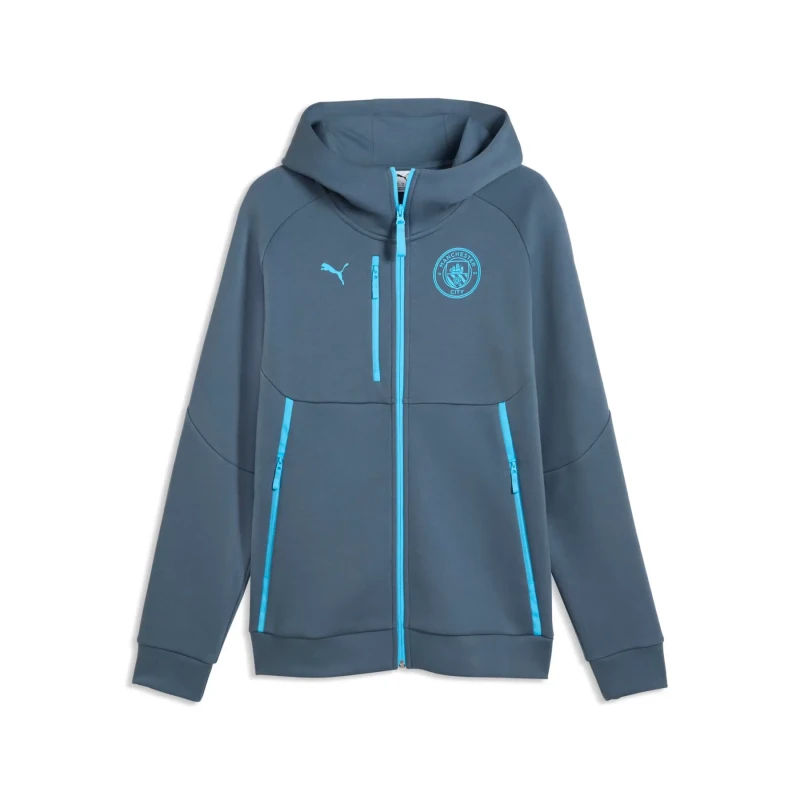 Image of Puma Manchester City Zip-Up Hoodie 2026/27 Gris Male M