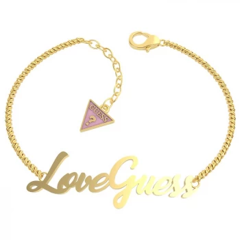 Image of Guess Dream & Love Yellow Gold Tone Bracelet
