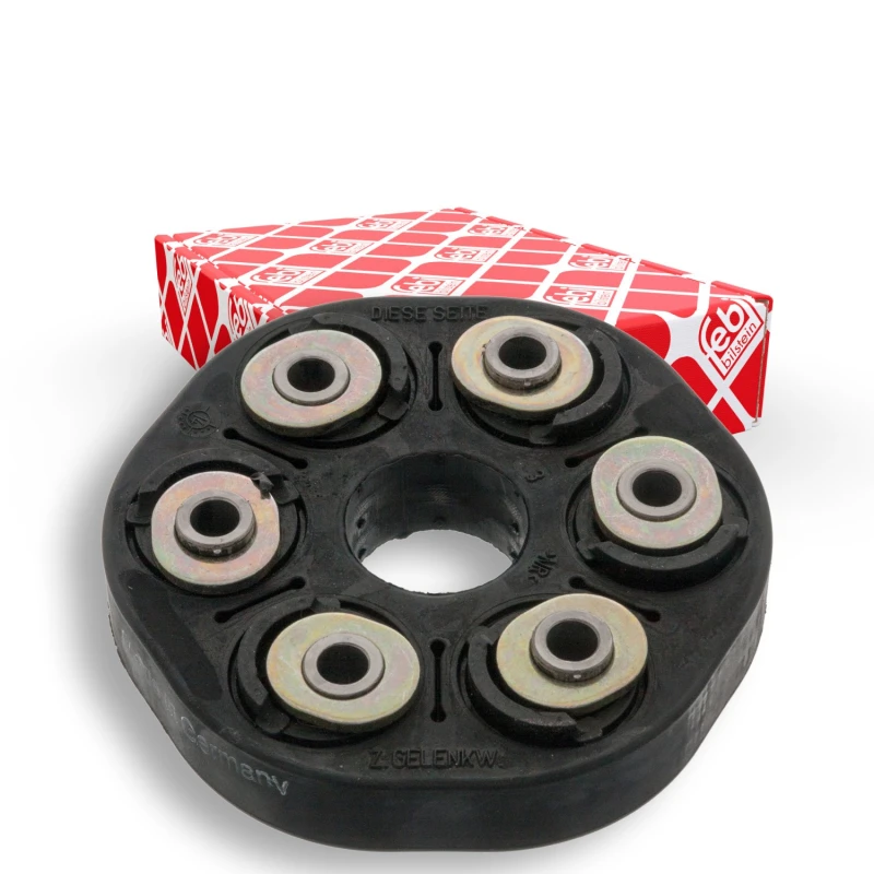 Image of FEBI BILSTEIN 03601 Drive Shaft Coupler Front, Ø: 132mm, Bolt Hole Circle Ø: 90mm Joint,propeller shaft (1427)
