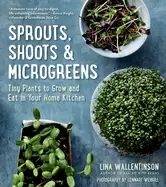 Image of sprouts shoots and microgreens tiny plants to grow and eat in your home ki