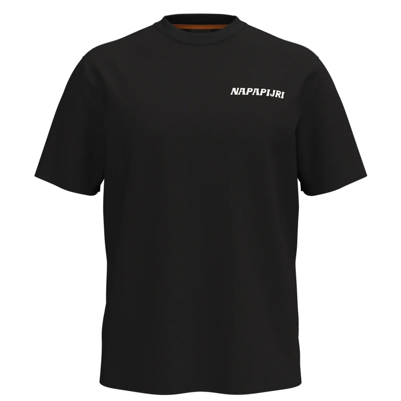 Image of T-Shirt Napapijri S-Sol Noir Male S