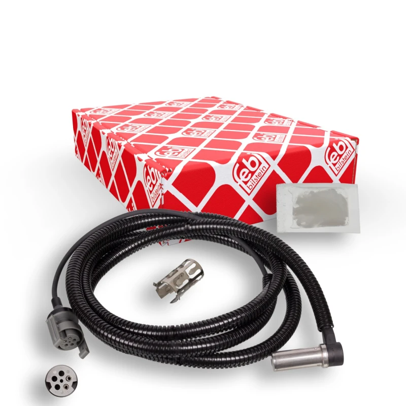 Image of FEBI BILSTEIN 104899 ABS Sensor with bush Sensor,wheel speed (412)