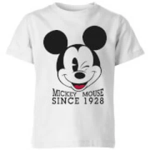 image of Disney Since 1928 Kids T-Shirt - White - 11-12 Years