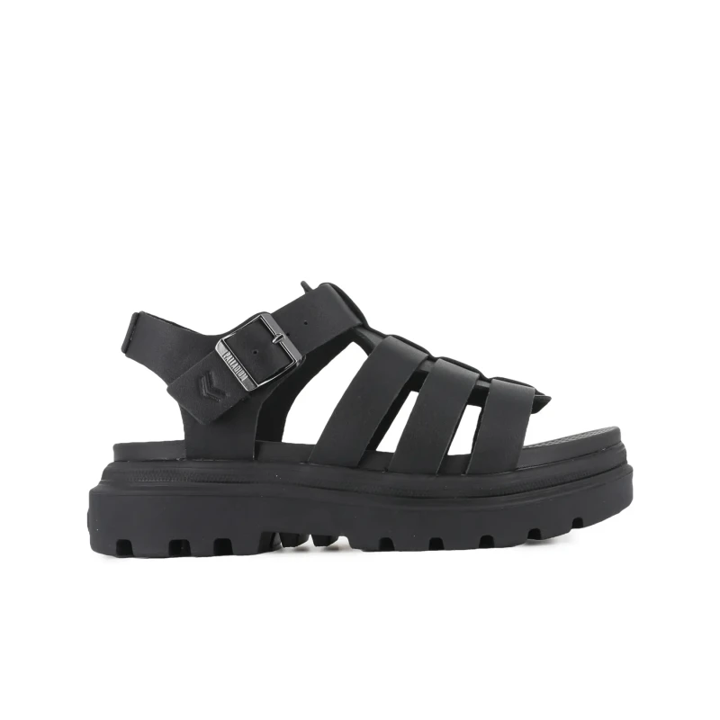 Image of Palladium Womens wedge sandals Palladium Pallacruise Fishermn Noir Female 36