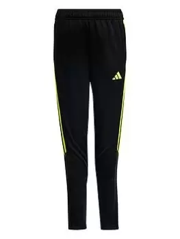 Image of Boys, adidas Youth Tiro 23 Pant, Black/Yellow, Size 15-16 Years