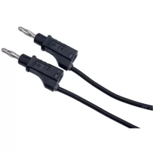 image of PJP 2110-50N 50cm 4mm Black Stackable Lead