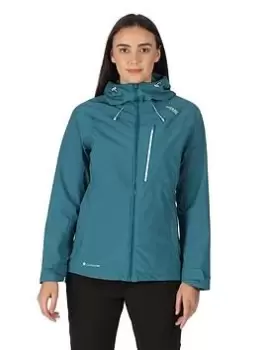 Image of Regatta Womens Britedale Waterproof Shell Jacket - Green, Size 12, Women