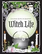 Image of coloring book of shadows witch life