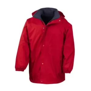 image of Result Mens Reversible StormDri 4,000 Waterproof Windproof Anti Pilling Fleece Jacket (L) (Red/Navy)