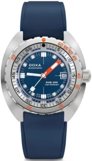 Image of Doxa Watch SUB 300 COSC Caribbean Rubber