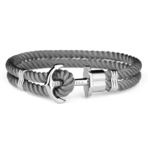 Image of Paul Hewitt Leather Phrep Silver Collection Phrep Silver Collection Bracelet