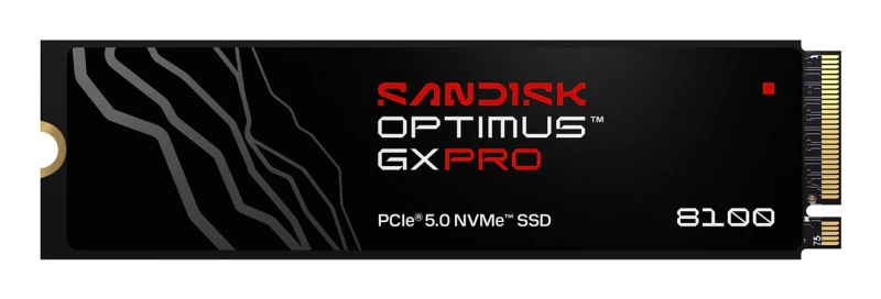 Image of SanDisk Optimus GX PRO 8100 8TB PCIe 5.0 NVMe Internal SSD - Up to 14,900MB/s - SDSP82800TAN-000E0