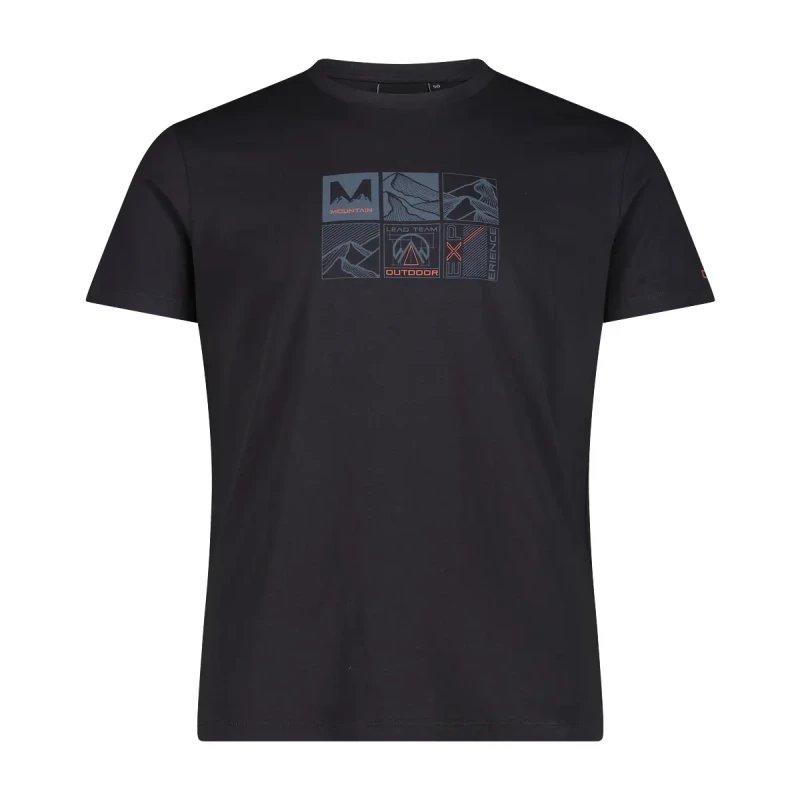 Image of CMP Printed T-Shirt CMP Noir Male M