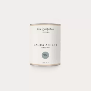 image of Laura Ashley Eggshell Paint Chalk Blue 750ml