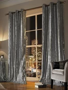 Image of Kylie Minogue Iliana Lined Eyelet Curtains