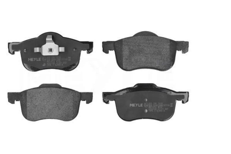 Image of MEYLE 025 230 7318 Brake pad set Front Axle, excl. wear warning contact, Original Quality, with anti-squeak plate Brake Pad Set,disc brake (402)