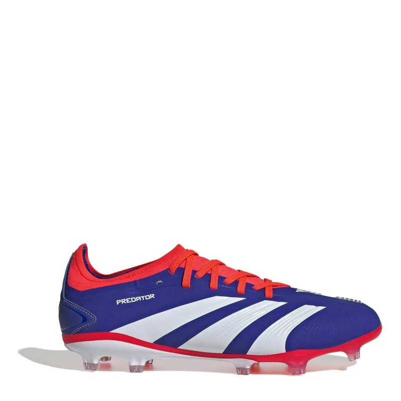 Image of adidas Predator 24 Pro Firm Ground Boots Blue/Wht/Red male 6.5 (40)