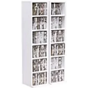 Image of Homcom Storage Unit White 225 x 885 mm