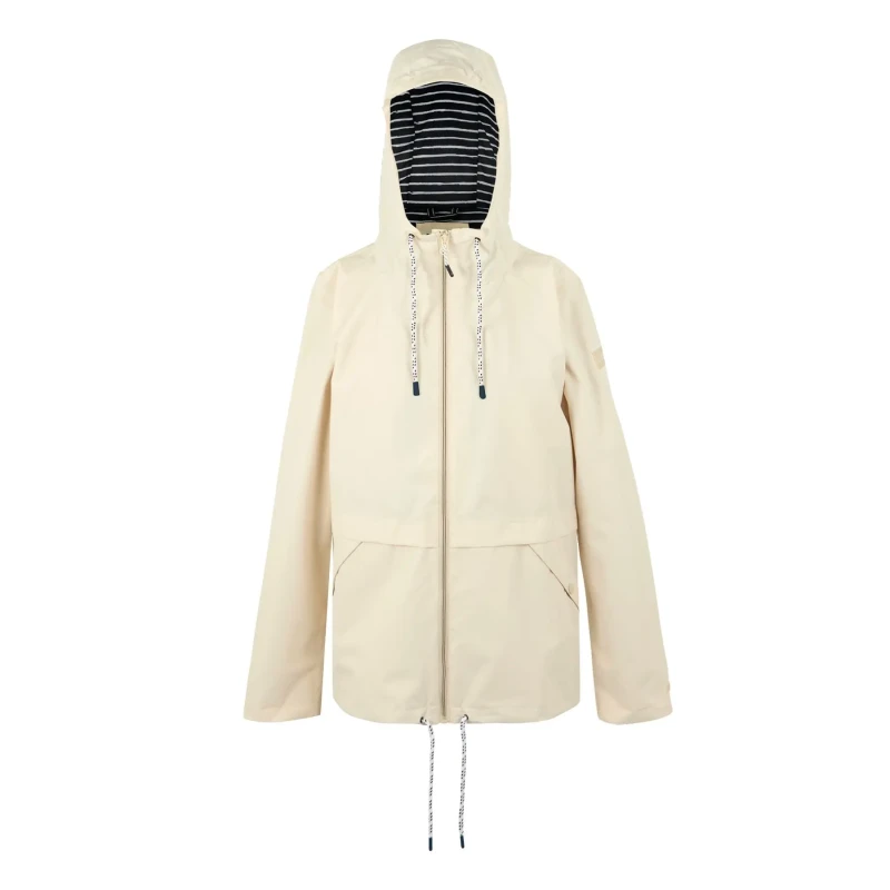 Image of Womens hooded waterproof jacket Regatta Bayletta II Blanc Female 38