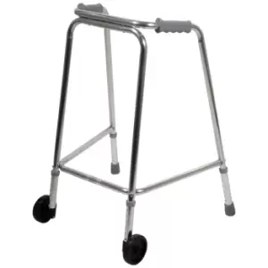 Image of Aidapt Lightweight Walking Frame with Wheels - Grey